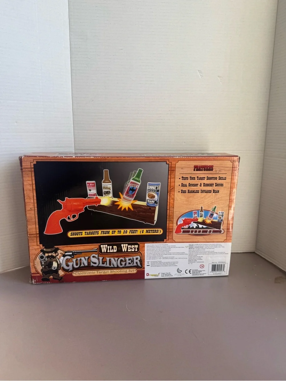 Vintage Wild West toy set